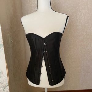 Chicastic Black Satin Bustier